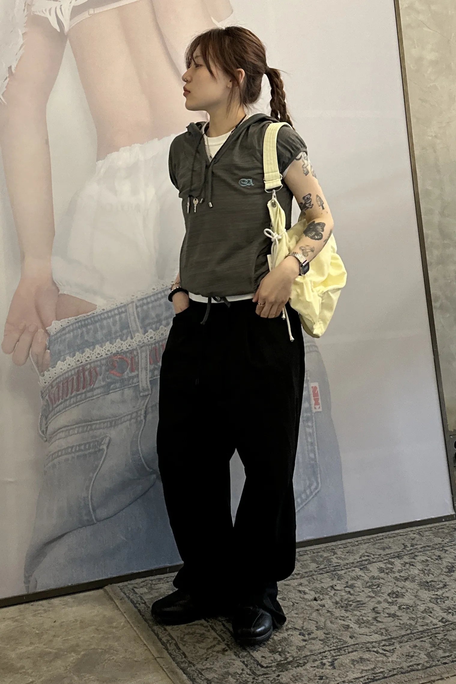 【𝘱𝘳𝘦-𝘰𝘳𝘥𝘦𝘳】SCULPTOR Candy Expandable Bag Mesh Lemon