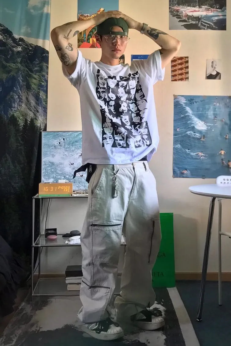 【𝘱𝘳𝘦-𝘰𝘳𝘥𝘦𝘳】Webhouse I AM PUNK Tee (white)
