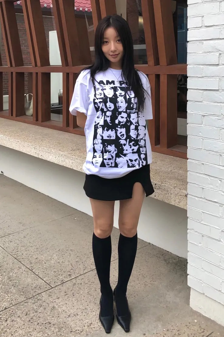 【𝘱𝘳𝘦-𝘰𝘳𝘥𝘦𝘳】Webhouse I AM PUNK Tee (white)