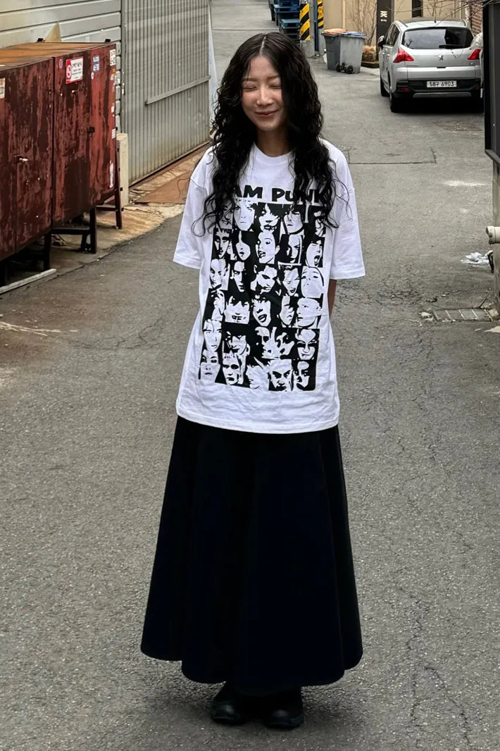 【𝘱𝘳𝘦-𝘰𝘳𝘥𝘦𝘳】Webhouse I AM PUNK Tee (white)