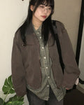(★best) vintage carpenter jacket (brown)